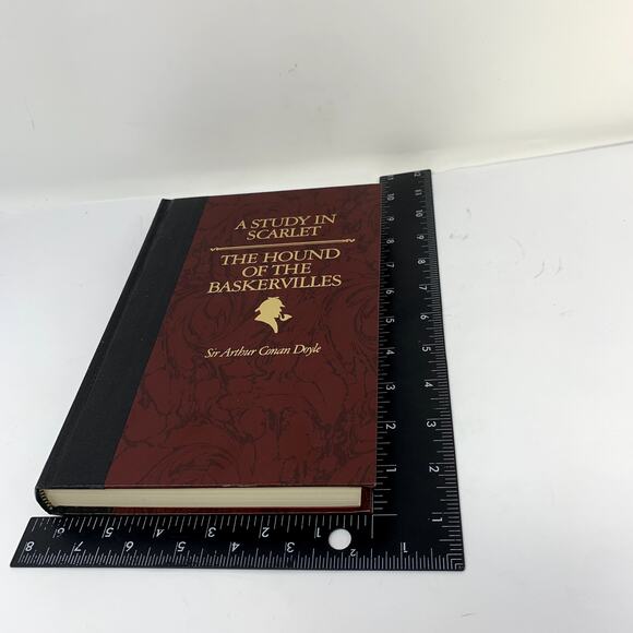 Study in Scarlet Hound of Baskervilles Readers Digest Hardcover Book Homeschool - Picture 3 of 8